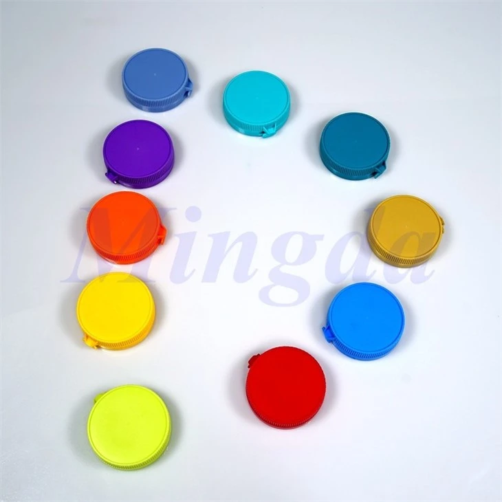 53mm plastic tamper proof cap with tear-off ring