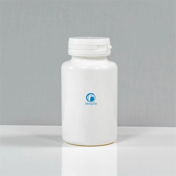 Bottle With Two-color Pull-off Lid