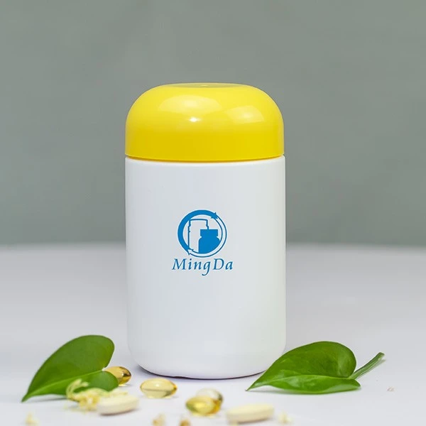 Plastic Bottle Shaped Like A Capsule