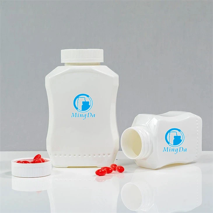 Square Bottle With A Shrunken Waist