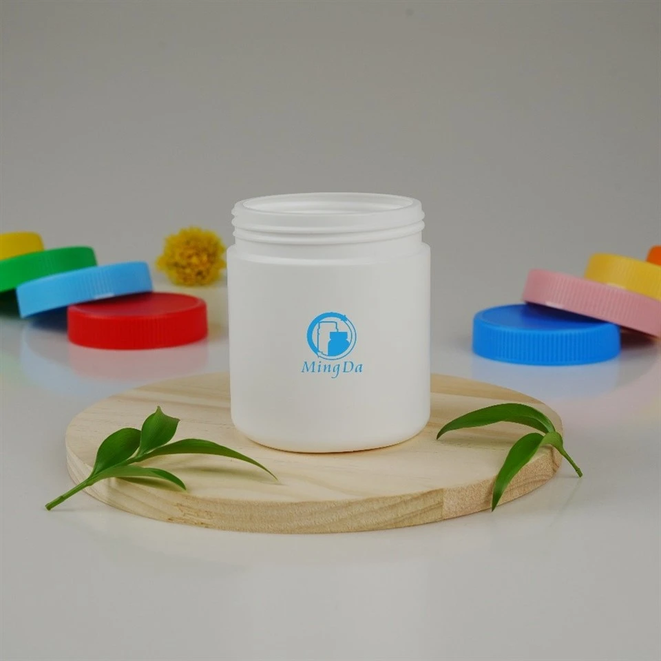 food grade HDPE wide mouth bottle for powder packaging